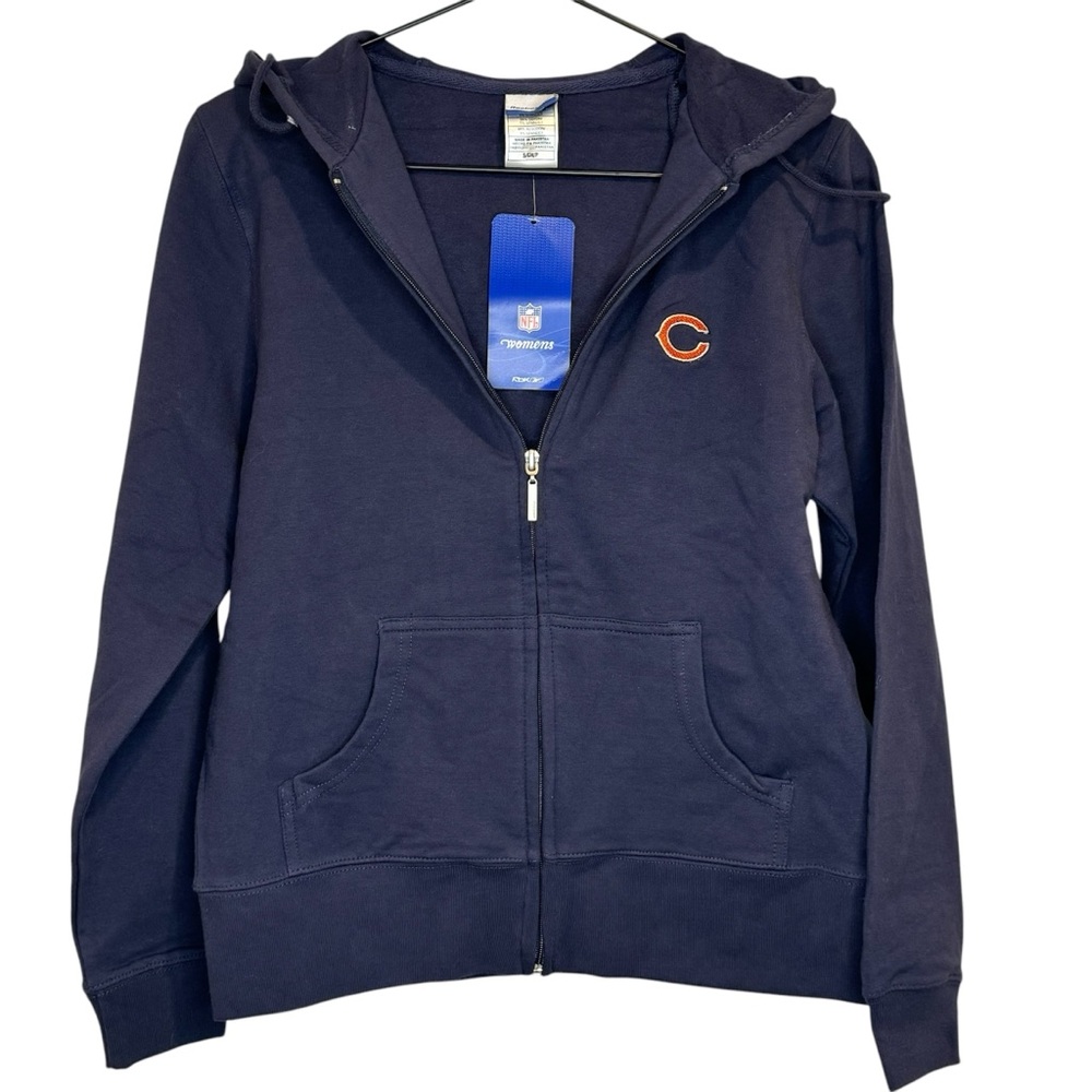 Chicago Bears - Active Full Zip Fleece Zip Up Hoodie | New